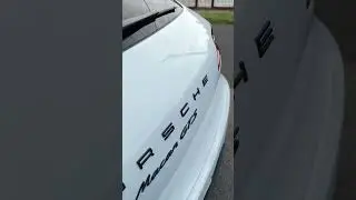 Fresh polish on my Porsche Macan GTS with a wool pad and Rupes polish compound..