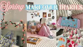 Cozy Spring Makeover🌸room decor, bookmark charms, cozy hobbies