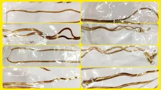 Snake Chain Design 🎁((Latest Artificial Gold Chain Design for men & Women))/Long & Short Chain ⛓️//