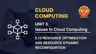5.13 Resource Optimization and Resource Dynamic Reconfiguration | CS802(B) |