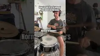 How to tell if a drummer has studied at Berklee #drummers #drums #berklee