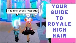 GLOWING HAIR Tutorial in Roblox ROYALE HIGH + How to Electrocute Yourself Easter Egg + Bedhead Tut
