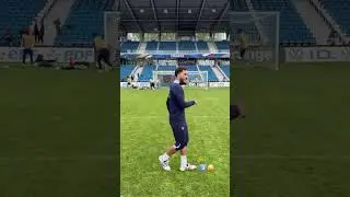 Rayan Cherki showcasing pinpoint accuracy in France training 🎯