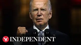 Watch again: Joe Biden receives updated Covid vaccine as he talks about fight against virus