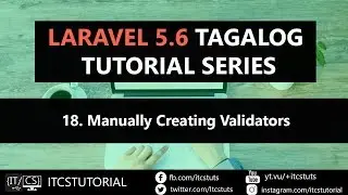 18. Manually Creating Validators in Laravel (Tagalog)
