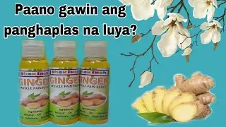 Homemade Ginger Body Pain Relief/Haplas