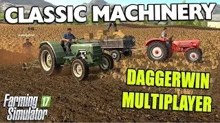Farming Simulator 17 - Old Slovenian Farm Multiplayer Timelapse Daggerwin Server