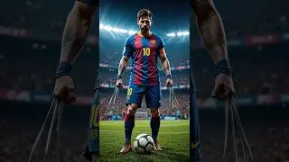 Incredible Football Fusion! #messi #fusion #hybrids #football #short