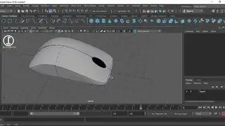 Mouse Modeling In Maya With Curve Tool in Hindi | Jap'z Creation | #Maya
