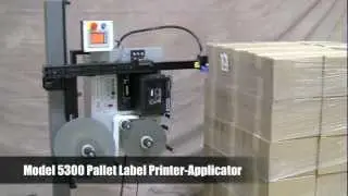 Model 5300 Pallet Label Printer-Applicator