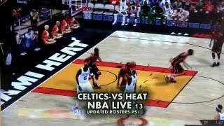 NBA LIVE 13 CELTICS-VS-HEAT PS3.