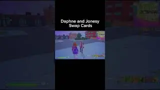 Daphne and Jonesy Swap Cards #fortnite #shorts #fortniteclips #gaming #swappingcards #daphne