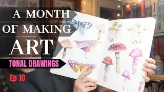 January Art Process - Monday Check ins throughout January 2026 - Ep10 A Year in our Sketchbooks