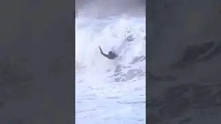 Kid Does Bodysurfing Spin at The Wedge, Newport CA insta wesleykongvisualz