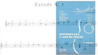 LIVRO: Estudos Para Violão 01 - (ISAÍAS SÁVIO)