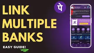 Как связать несколько банковских счетов в PhonePe