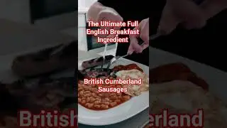 Ultimate English Breakfast Ingredient Cumberland Sausages #britishfood #sausages #englishbreakfast