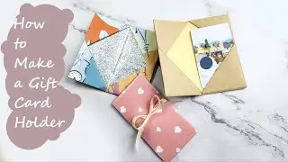 Gift wrapping ideas | How to Make a Gift Card Envelope