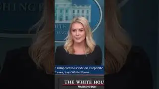 Press Secretary Karoline Leavitt: Trump Undecided on Corporate Tax Hike | AC15