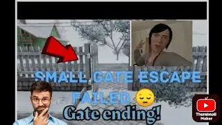 SMALL GATE ESCAPE FAILED 😔#livegamer 