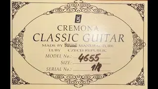 Гитара Cremona 4655 размер 1/8 - A Banda ( Chico Buarque De Hollanda )