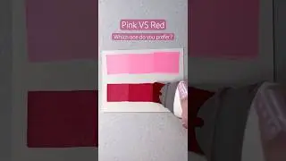 Pink vs. Red: Which do you prefer? 🩷❤️ Copic FRV vs Ohuhu R170 #satisfyingart #alcoholmarkers #asmr