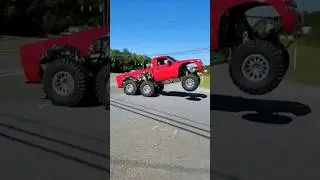 What a 1300hp 6x6 Truck Wheelie Looks Like?