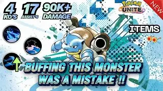 Pok&eacute;mon Unite Devs WHAT WERE YOU THINKING?🫠🫠 Blastoise Buff | 90K+ Damage | Pok&eacute;mon Unite Gameplay 