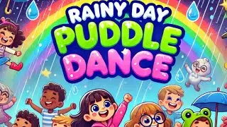 Rainy Day Puddle Dance Fun Kids Song for Jumping, Dancing, and Singing!