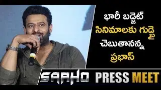 Prabhas About His Upcoming Movies | Saaho Movie Latest Press Meet | Cinemaizm