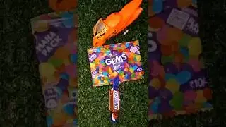 Snickers Chocolate 🍫 and Cadbury Gems Popsicle 🍬#shorts #short #youtubeshorts