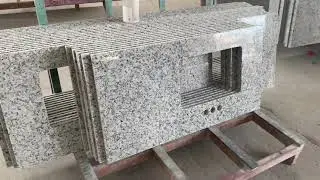 Chinese Cheap Popular Granite Slab Stone Prefab Vanity Tops