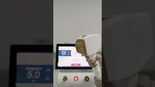 808 diode laser hair removal machine test video