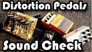Проверка звука педалей дисторшн (Выбор педали Distortion)