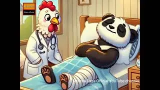 Panda Ka Huwa Road Accident | Panda And Doctor Hen | Ai Vedio | Animated Cartoon Story