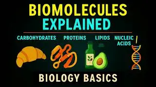 One shot Biomolecules revision | The Building Blocks of Life Explained #biologybasics #biology 