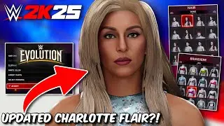 WWE 2K25 Making Updated Charlotte Flair