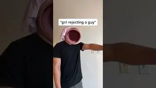 Girl rejecting guy vs guy rejecting girl 😂! #shorts #comedy