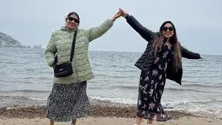 Isle of Wight 💙 Mum&rsquo;s First Ever Beach Trip 🌊 unforgettable mummy darayera tanab 😭😭
