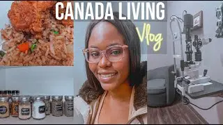 LIVING IN CANADA VLOG #4 🇨🇦 | CHURCH + KITCHEN ORGANIZATION + EYE TEST + TRYING OUT FOOD..