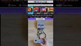 SNES Classic Edition ~ Unboxing AND Gameplay #short #nintendo #snes #retro #videogames #classicgames