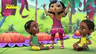 💪 Gofro-owcowy wyścig | Eureka! | Disney Junior Polska