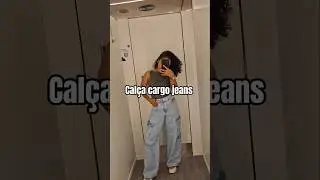 cal&ccedil;a cargo jeans na cea #achados #moda #fashionbrands #cea #look #fashiontrends #jeans #jeansstyle