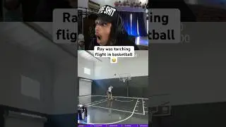 Ray is decent in hoops 👀 #funny #amp #agent00 #rayasianboyclips  #flightreacts