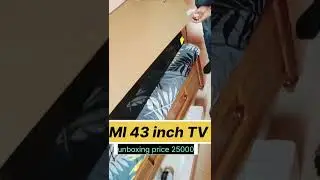 Mi 43inch TV unboxing #tv #unboxing #amazon