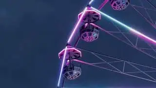 Ferris Wheel Neon Nights Lo-Fi | Late Night Chill Beats
