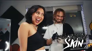 Under The Skin - Amanda Joy Gets a Blind Tattoo While Playing Guitar and Singing