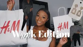 H&M WORKWEAR/ OFFICE ATTIRE  ♡ | TRY ON HAUL + OUTFIT INSPO/IDEAS 2020