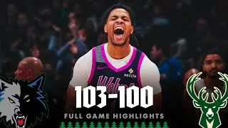 Minnesota Timberwolves WIN BORDER BATTLE Vs. Bucks, 103-100 | 12.21.25
