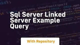 sql server linked server example query